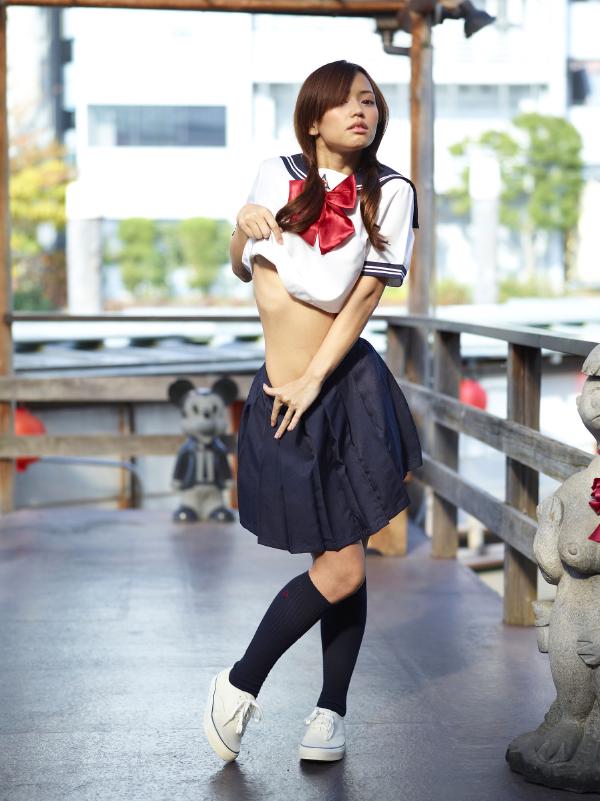 Mayuko Japanese school uniform #106