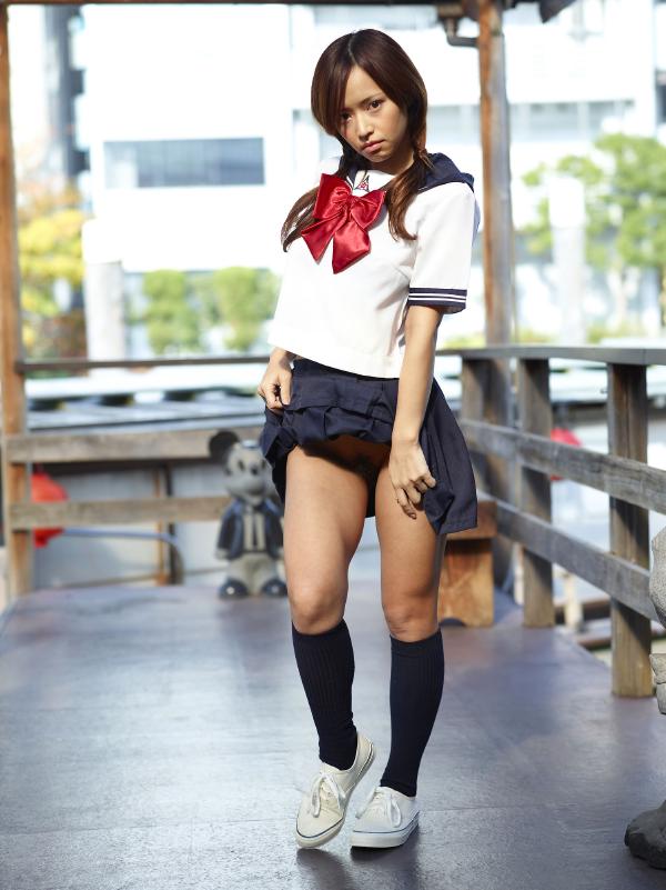Mayuko Japanese school uniform #54